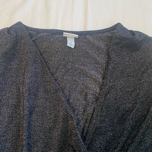 Black Wrap Top